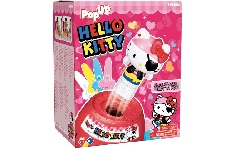 Tomy Pop up Helly Kitty, d/f/i ab 4 Jahren, 2-4 Spieler