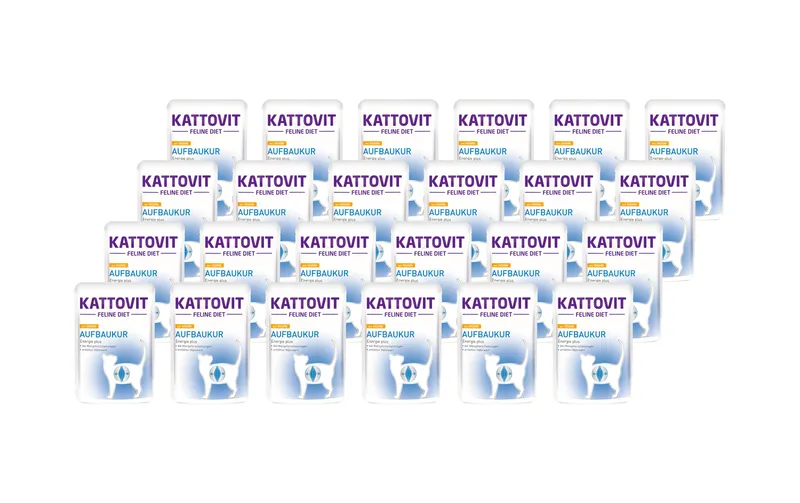 Kattovit Nassfutter Aufbaukur Huhn, 24 x 85 g