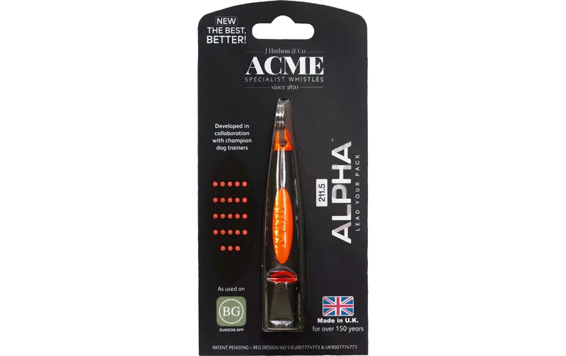 ACME Hochfrequenzpfeife Alpha 211.5, Schwarz/Orange