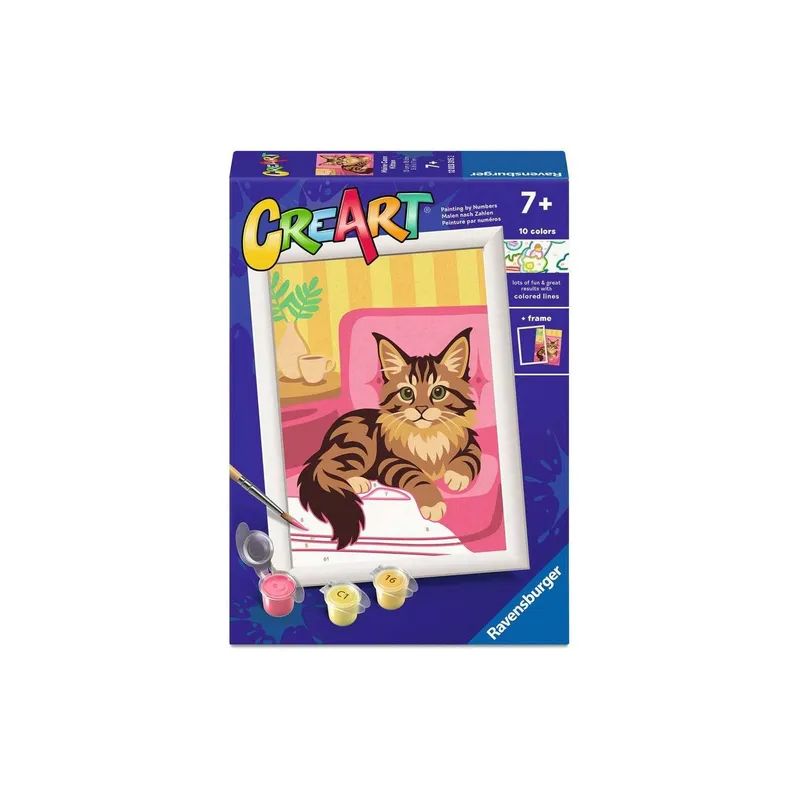 Ravensburger Malen nach Zahlen CreArt – Maine-Coon-Kätzchen
