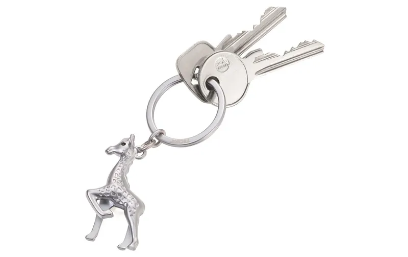 Troika Schlüsselanhänger Gisela Giraffe grigio matt