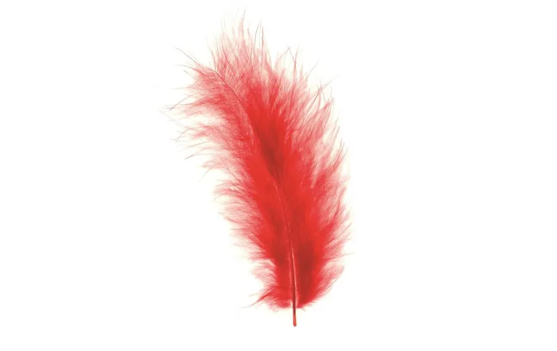 Glorex Federn Marabu red