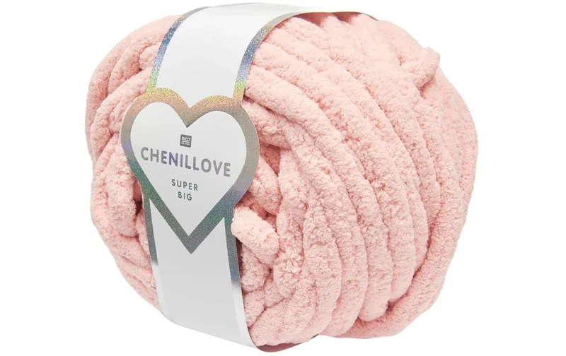 Rico Design Wolle Rico Chenillove Super Big 300 g, Rosa