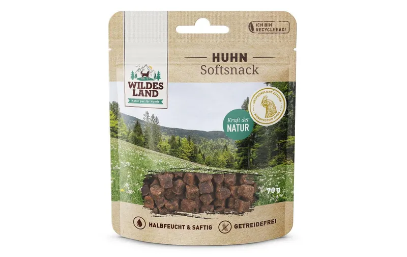 Wildes Land Snack Huhn 70 g