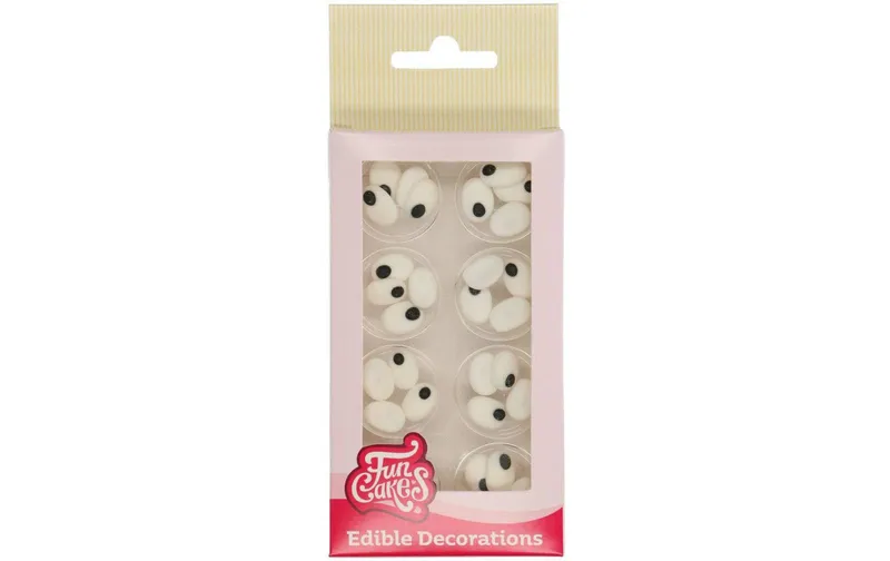 Funcakes Zuckerdekore FunCakes Zuckeraugen Oval 32 pièces