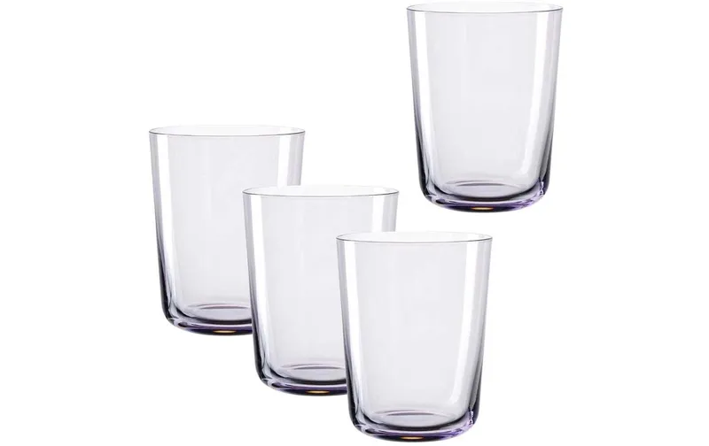 LEONARDO Trinkglas Leggero 240 ml, Lavanda, 4 pezzi
