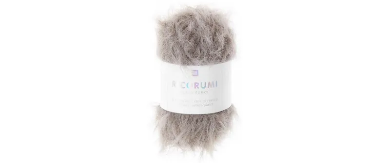 Rico Design Wolle Ricorumi Furry Furry Holz