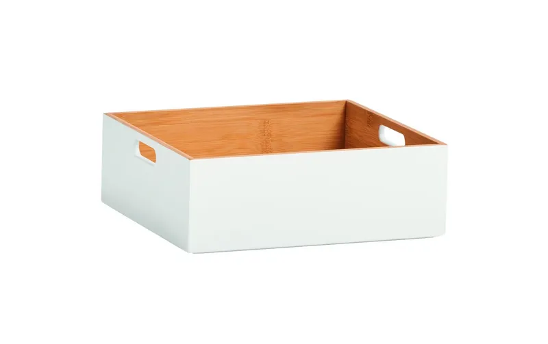 Zeller Present Aufbewahrungskiste 30 x 10.5 cm, bianco