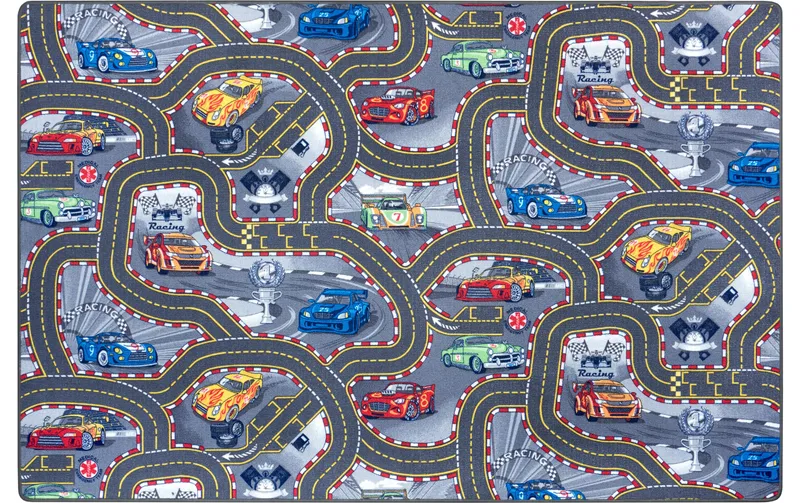 Hanse Home Spielteppich Race Track 160 x 240 cm, Grau