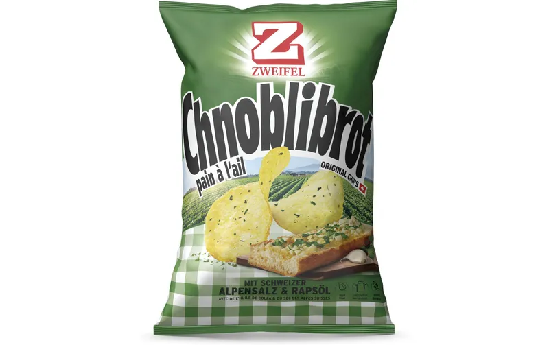 Zweifel Original Chips Chnoblibrot 175 g