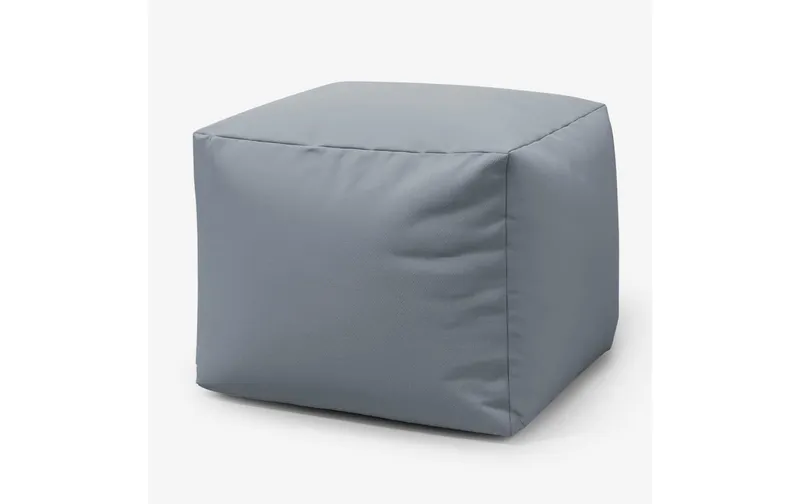 Urbanara Sitzsack-Hocker Basic-Outdoor, 85 l, Grau