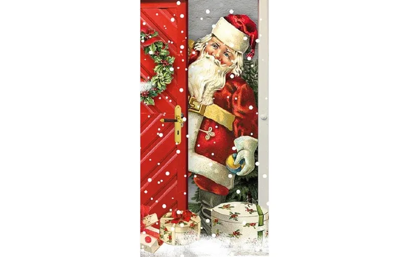 brown + Company Taschentücher Santa is Welcome 10 pieces, multicolour