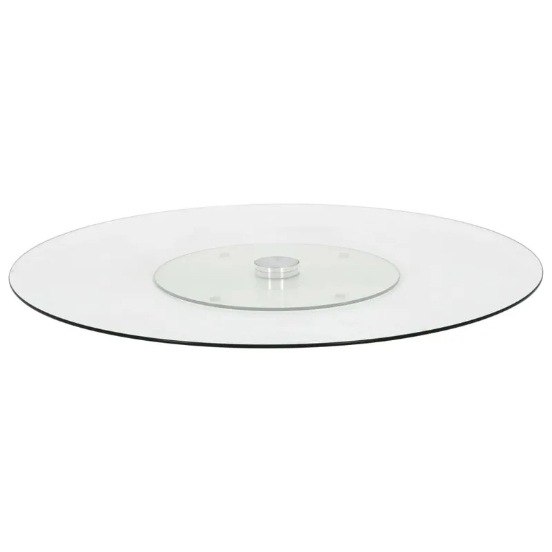 Servierplatte Drehbar trasparente 60 cm Hartglas