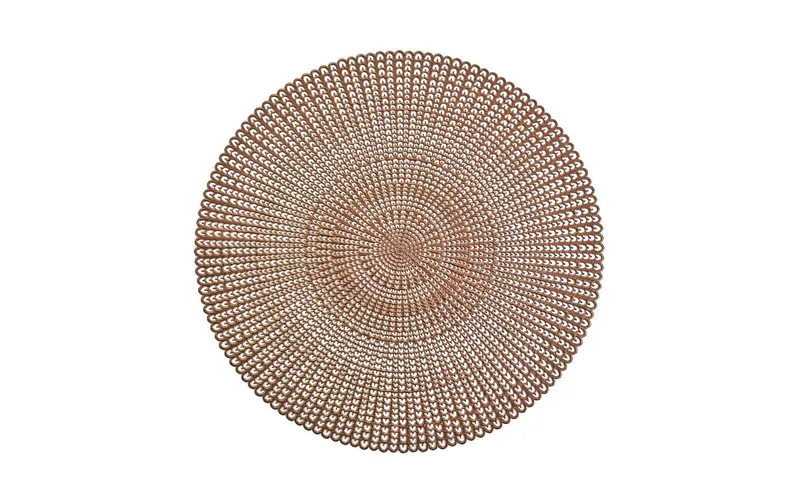Zeller Present Tischset Cut out Ø 41 cm, Kupfer