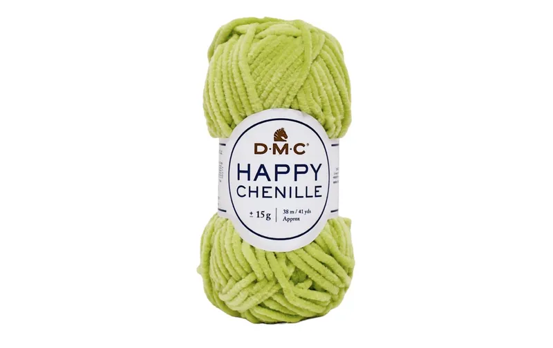 DMC Wolle Happy Chenille Hellgrün, 38 m
