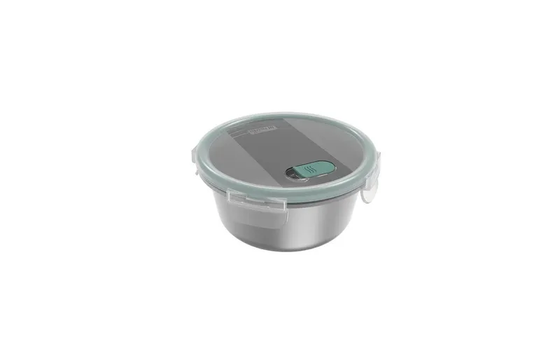 rougeho Edelstahldose mit Deckel NALA 0.9 l, Silber