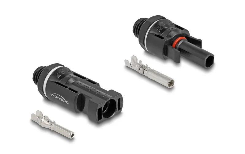 Delock DL4 Solar Konnektor zum Crimpen Stecker et Buchse, 2 pièces
