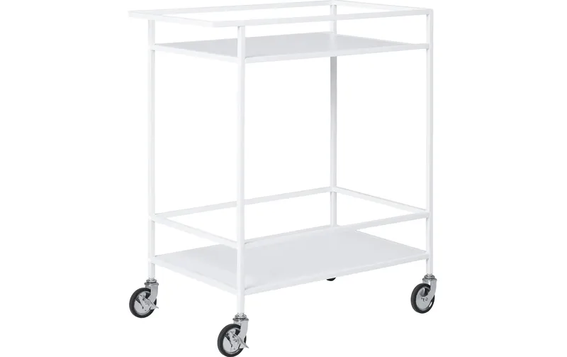 House Nordic Servierwagen Vita 79 x 68 cm, Weiss