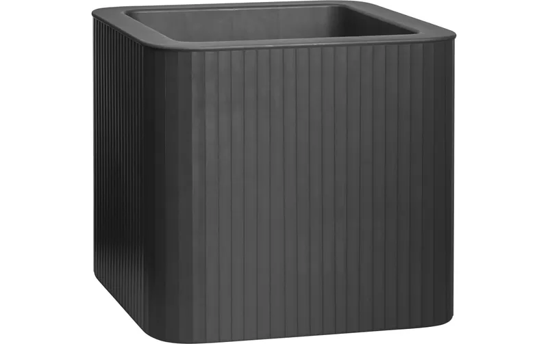 Elho Jive Quadrat Stripe 40 Dunkelgrau/Keine Angabe