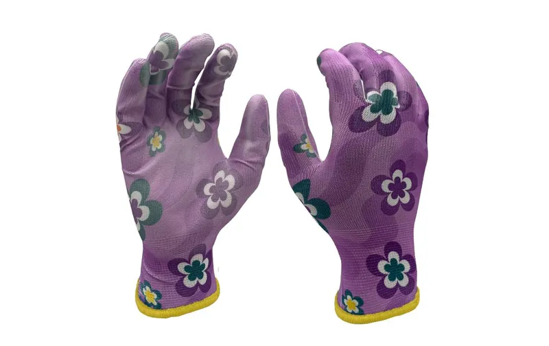 FTM Gartenhandschuh Polyester, 8/M, Mehrfarbig, 1 Stück