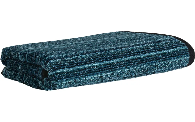Möve Duschtuch Tide Texture 67 x 140 cm, Dunkelblau/Türkis