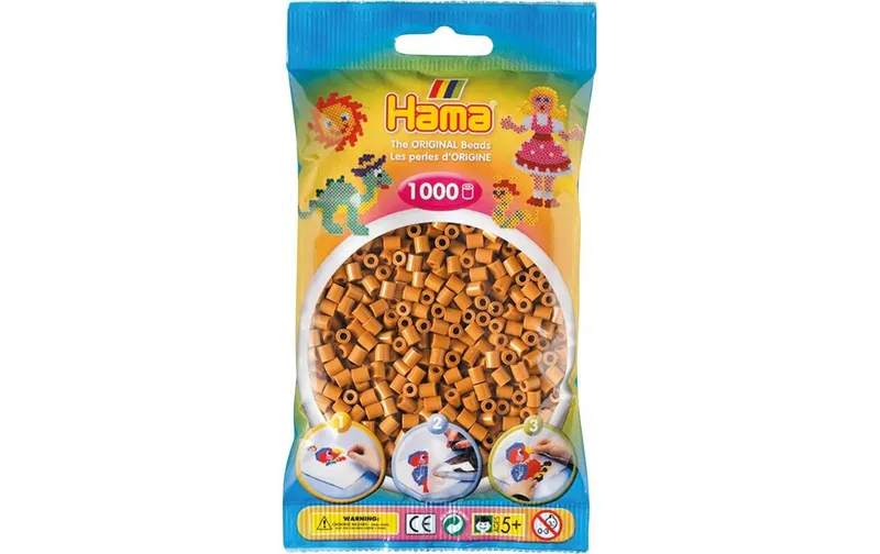 Hama Bügelperlen midi 1000 Stk. brun