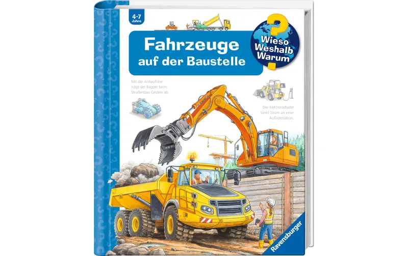 Ravensburger Kinder-Sachbuch Fahrzeuge auf der Baustelle