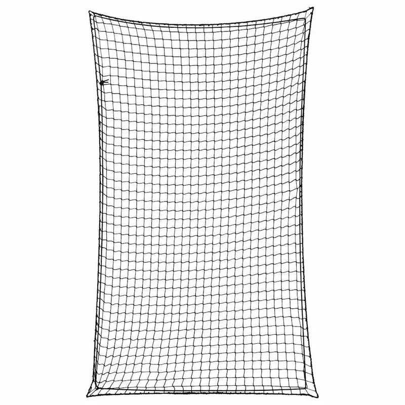 Anhängernetz mit Gummiseil Schwarz 2,1x1,25 m PP