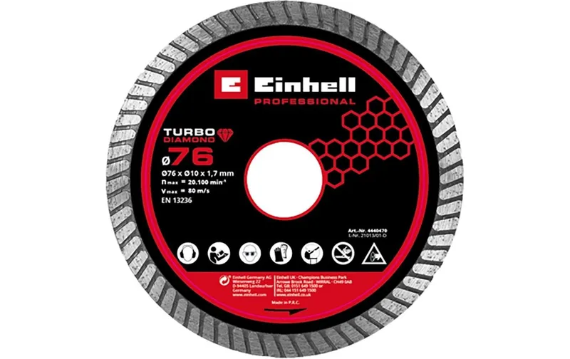 Einhell Professional DIA-Trennscheibe 76 x 1.7