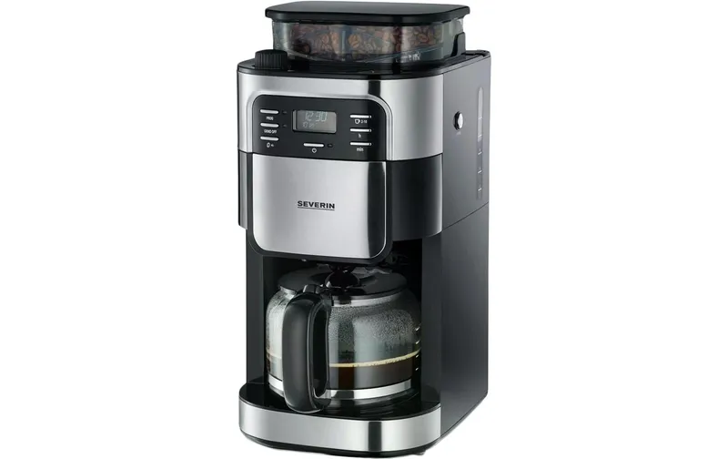 Severin Filterkaffeemaschine KA 4810 Schwarz/Silber