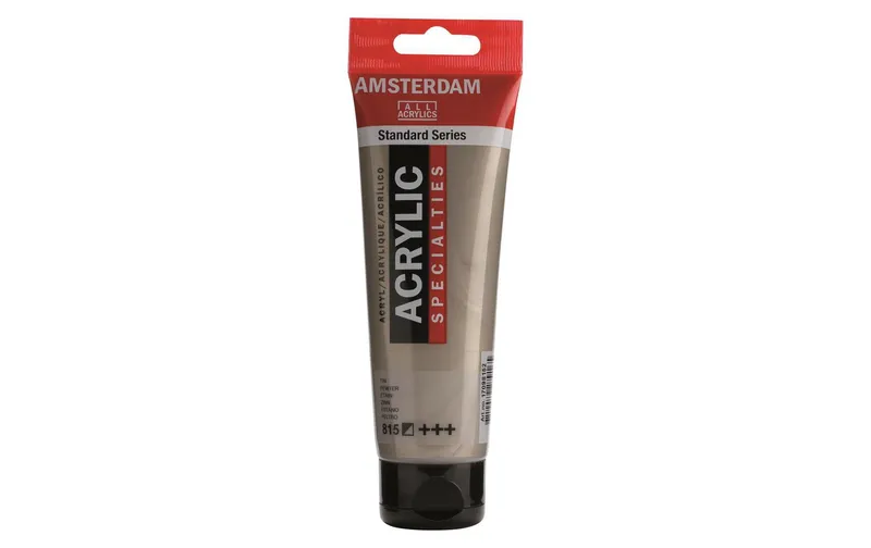 Amsterdam Acrylfarbe Standard 815 Zinn Halbdeckend, 120 ml