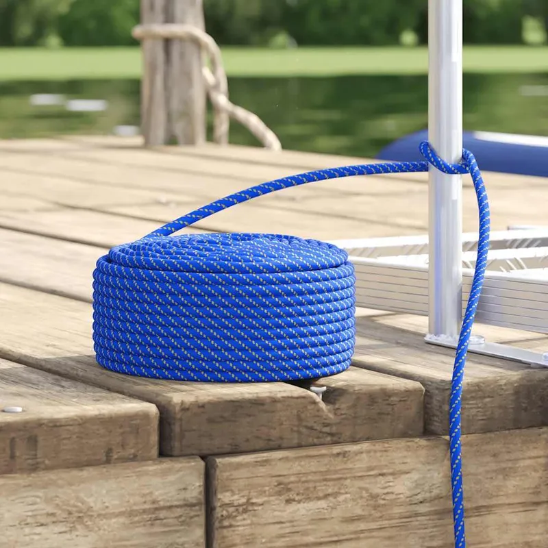 Bootsseil Polypropylen 10 mm 50 m Blau
