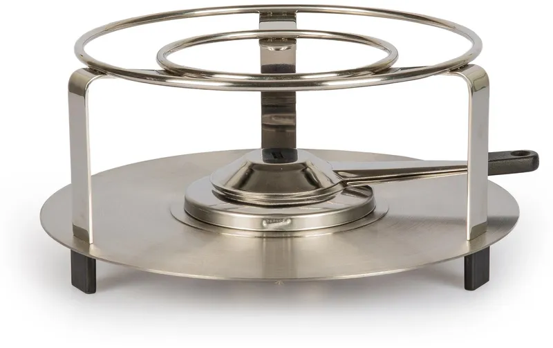 Stöckli Fondue-Rechaud Atlantis Inox Silber