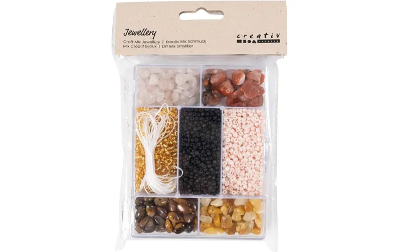 Creativ Company Perlen-set Kristalle, Sortierte Farben