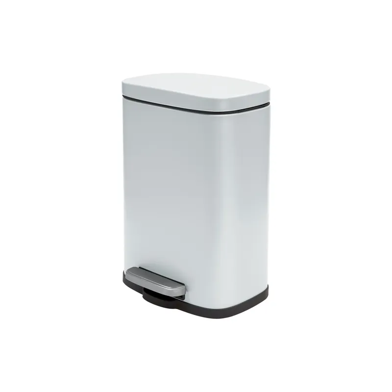 spirella Treteimer Poubelle Akira Matt 12 l, blanc