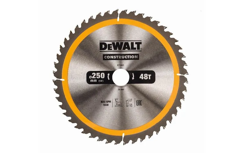DEWALT Kreissägeblatt 250 x 30 mm, 48 WZ