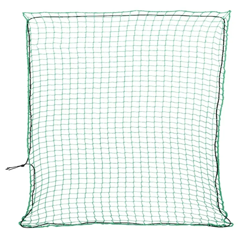 Filet pour remorque avec corde élastique vert 4x4 m PP