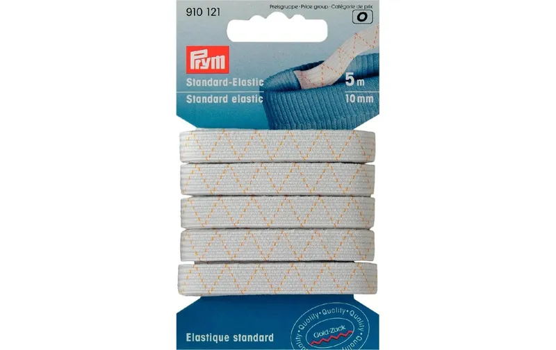 Prym Elastikband Standard 10 mm, blanc