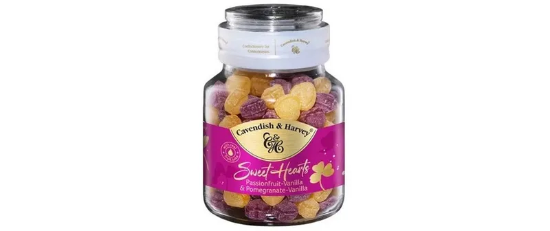 Cavendish & Harvey Sweet Hearts Passionfriut & Vanilla Bonbons 350 g