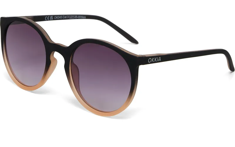OKKIA Sonnenbrille Berlino Black, Pink Lens