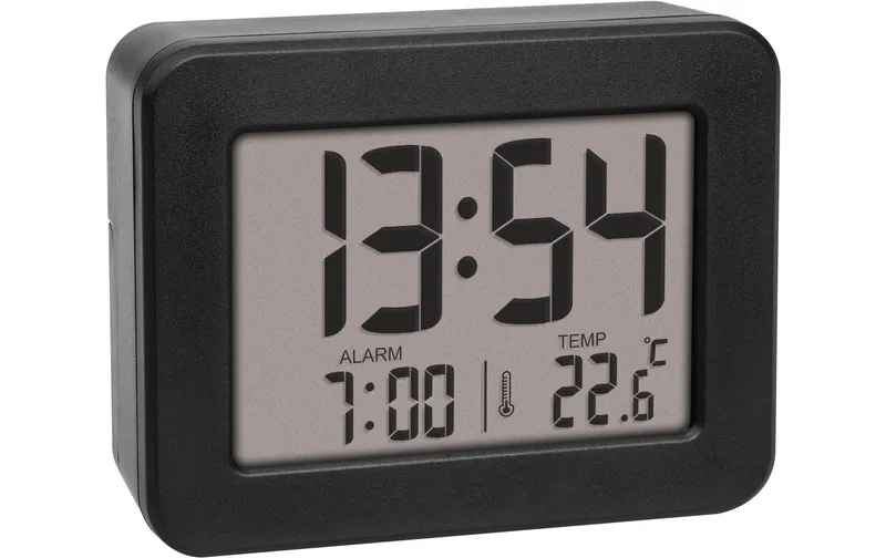 TFA Dostmann Digitalwecker black