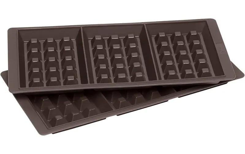 Lurch Backform Flexi Waffel 2 pièces, brun