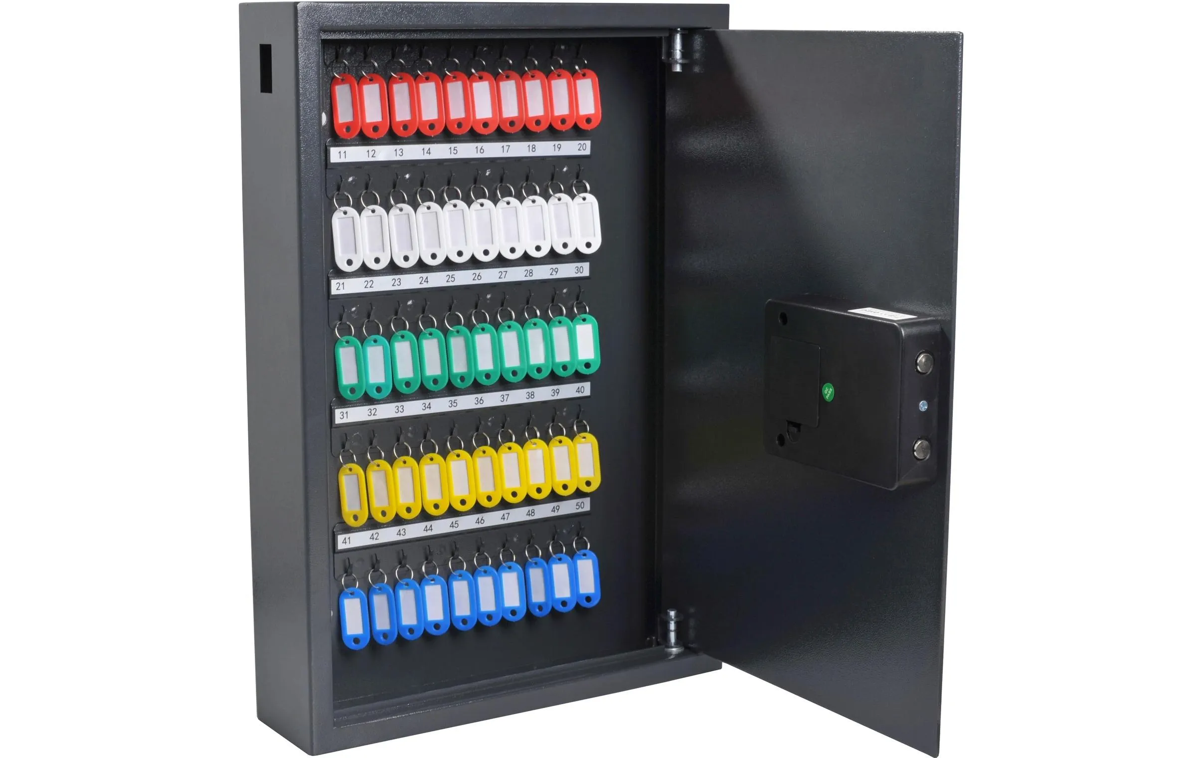 Pavo Schlüsselsafe Advanced 50 Haken, Grau