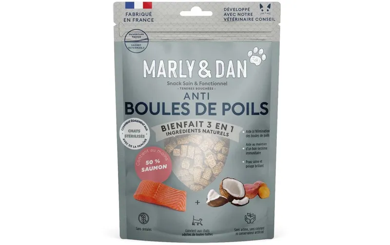 Marly & Dan Leckerli Anti-Haarballen, 40 g