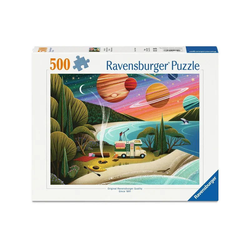 Ravensburger Puzzle Camping unter the Kosmos