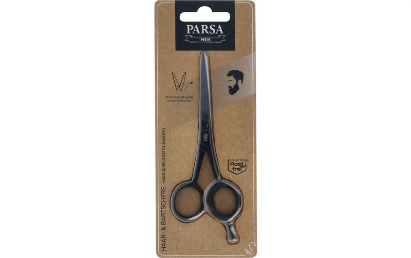 Parsa Beauty PARSA MEN Haar- und Bartschere Schwarz
