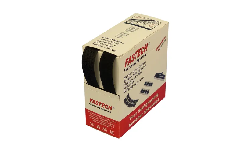 FASTECH Klettband-Box noir
