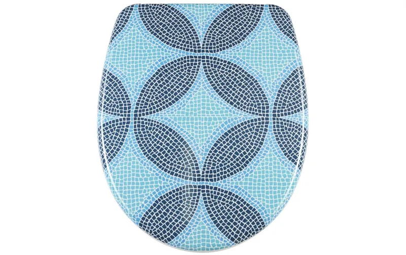 diaqua® Toilettensitz Nice Mosaik Blau