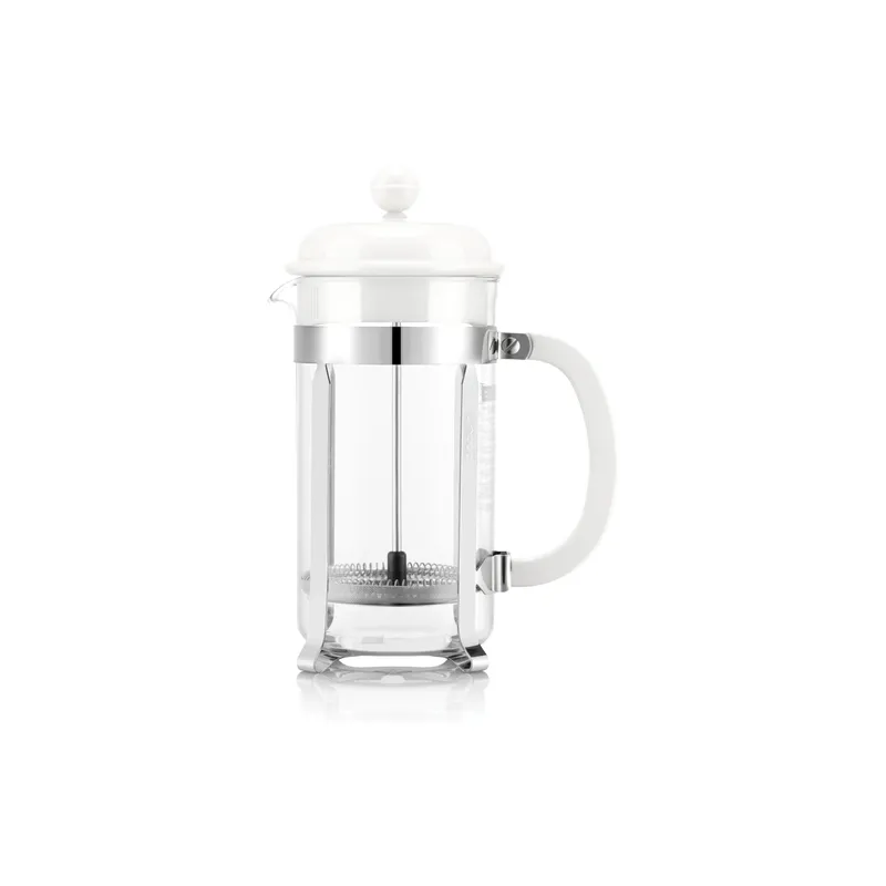 Bodum Caffettiera Préparateur de café 1 l, Blanc/Inox