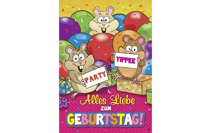 Depesche Musikkarte beweglich Alles Liebe al Geburtstag!
